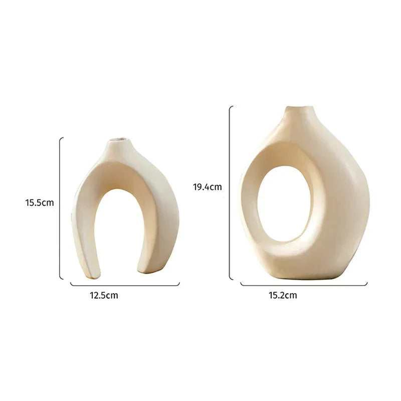 Conjunto com 2 Vasos Decorativos de Casal