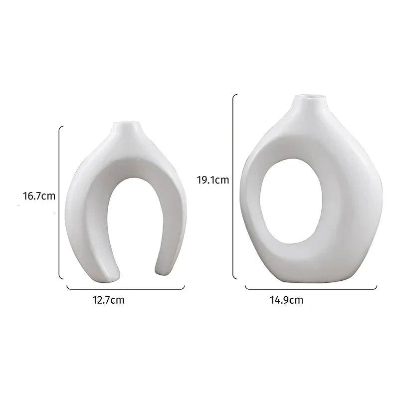 Conjunto com 2 Vasos Decorativos de Casal
