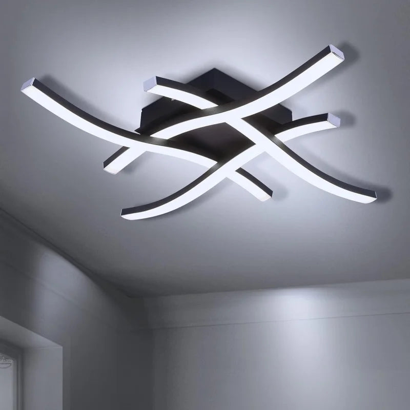 Luminária LED com Design Curvo