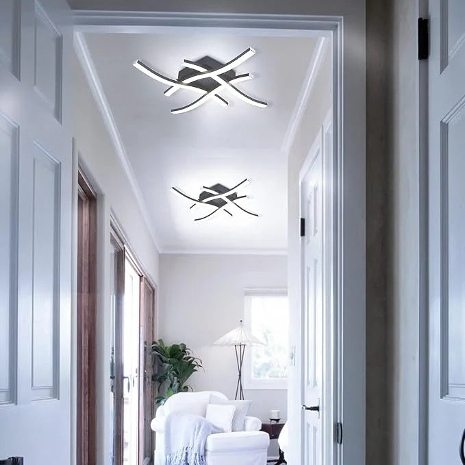 Luminária LED com Design Curvo