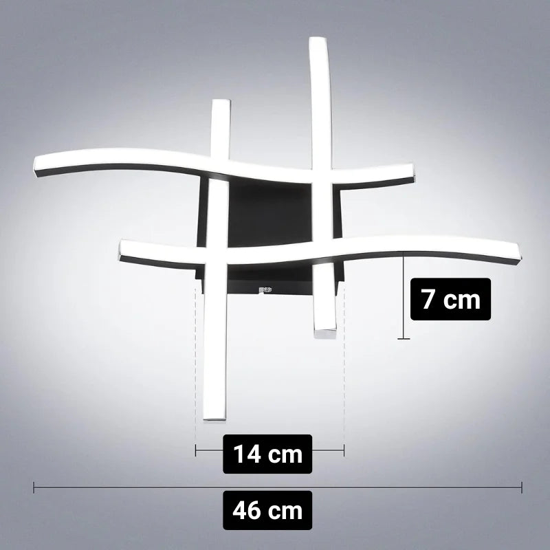 Luminária LED com Design Curvo