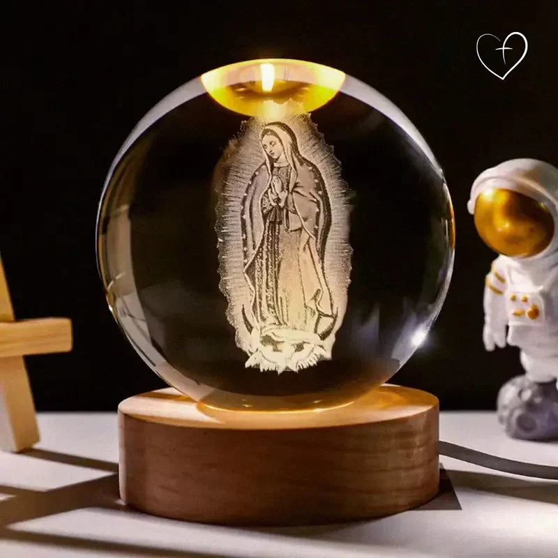 Luminária Católica Esfera em 3D
