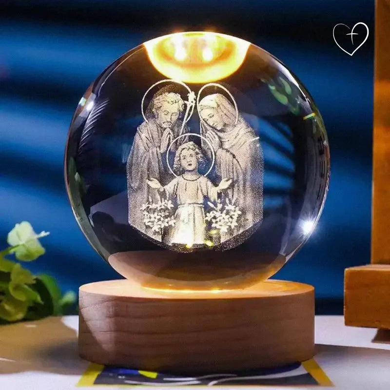 Luminária Católica Esfera em 3D