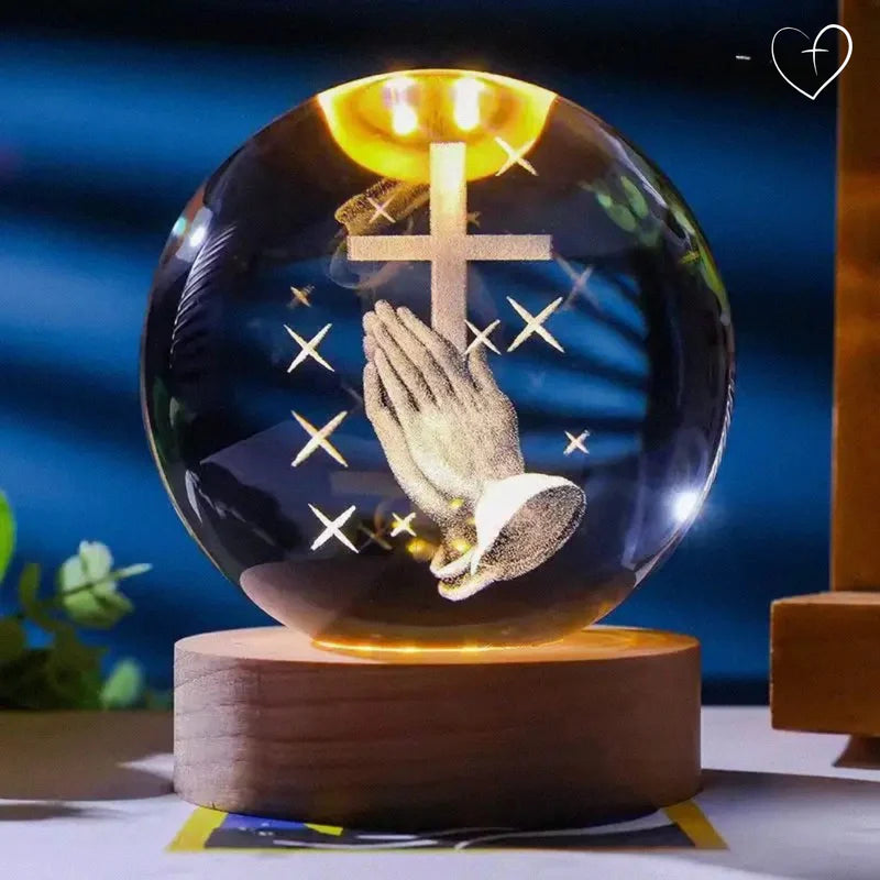 Luminária Católica Esfera em 3D