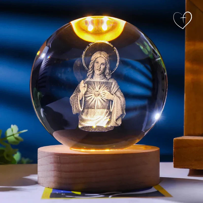 Luminária Católica Esfera em 3D
