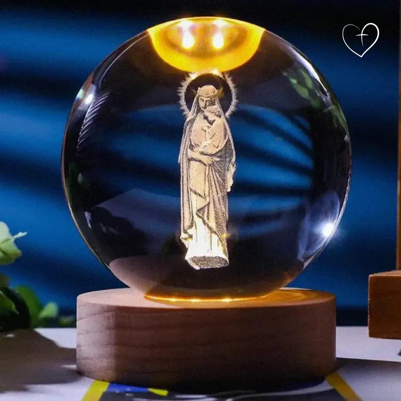 Luminária Católica Esfera em 3D