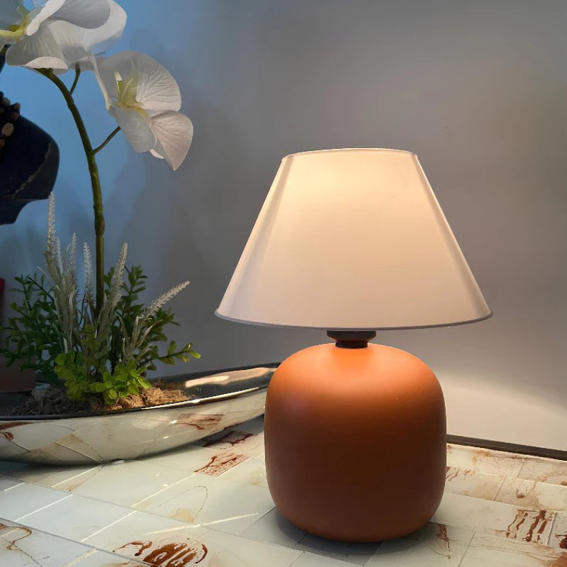 Abajur de Mesa para Quarto em Cerâmica