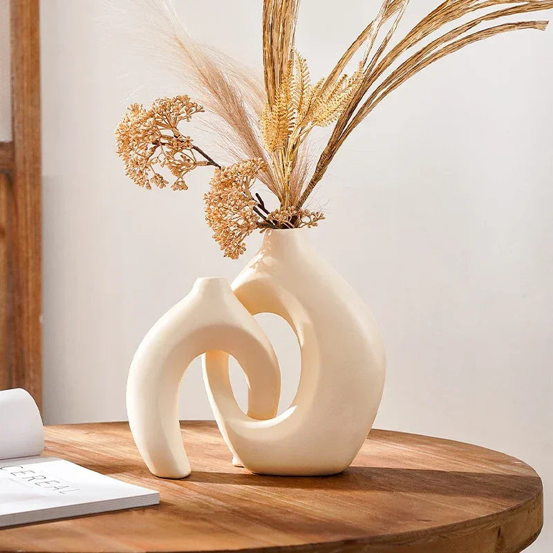 Conjunto com 2 Vasos Decorativos de Casal