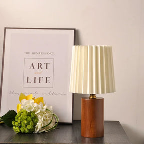 Luminária de Madeira com 3 Cores – Iluminação LED para Quarto e Sala