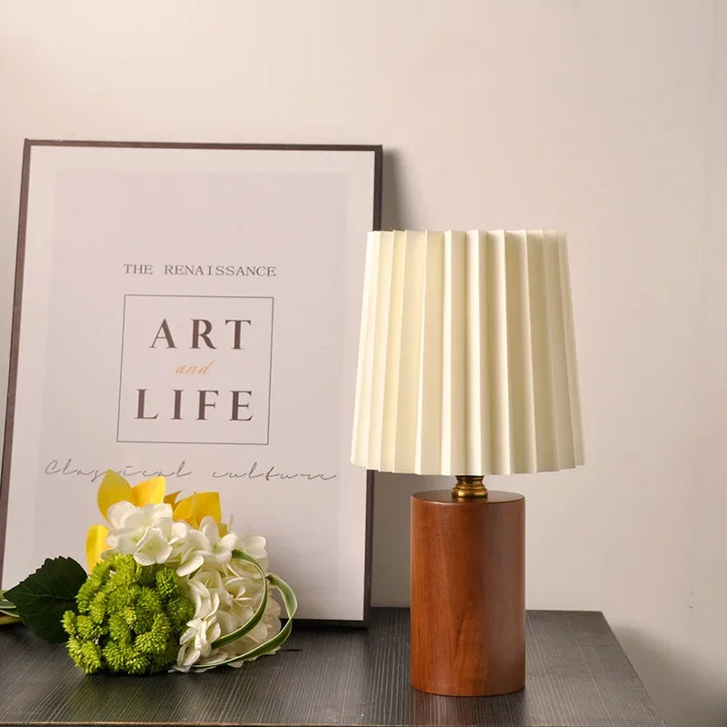 Luminária de Madeira com 3 Cores – Iluminação LED para Quarto e Sala
