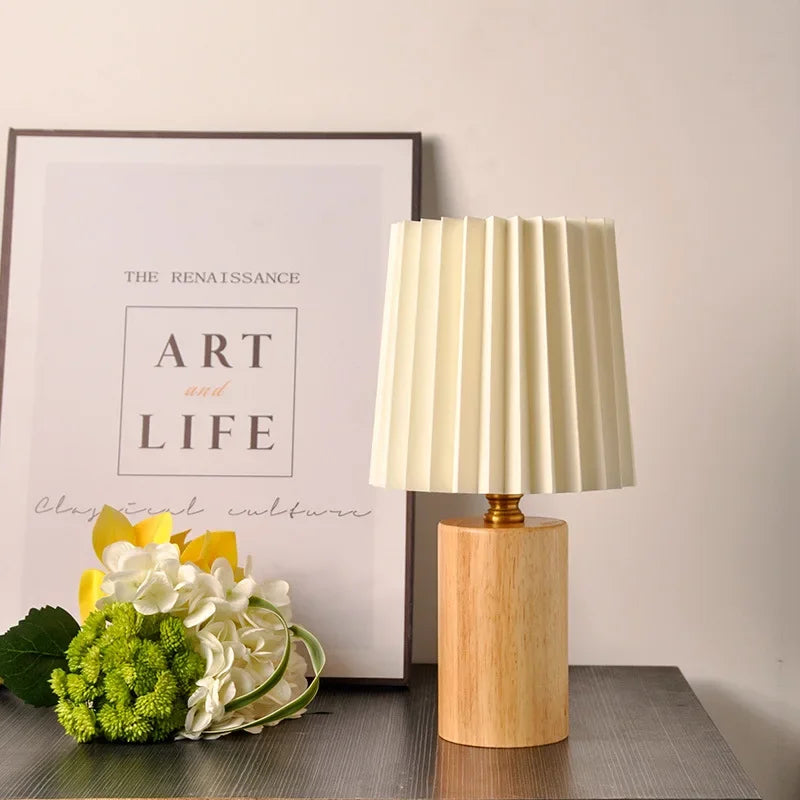 Luminária de Madeira com 3 Cores – Iluminação LED para Quarto e Sala