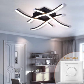 Luminária LED com Design Curvo