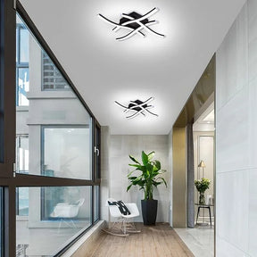 Luminária LED com Design Curvo