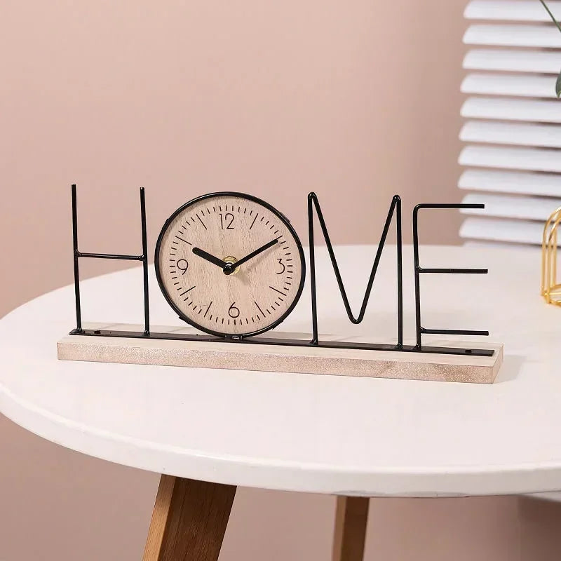 Relógio Decorativo de Mesa Estilo Europeu Vintage